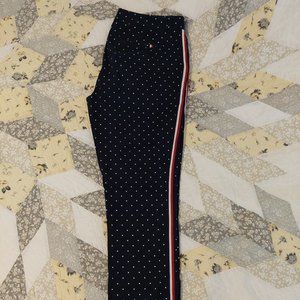Navy Blue Tommy Hilfiger Polka Dot Pants